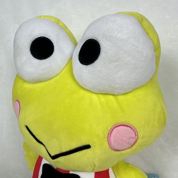 12” Keroppi Sanrio 2023 Frog Kawaii Plush Stuffed Animal Toy Doll Hello Kitty - Picture 4 of 12